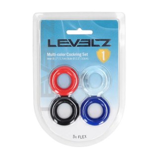 Cockring Set of 4 - Multicolor SHOTS