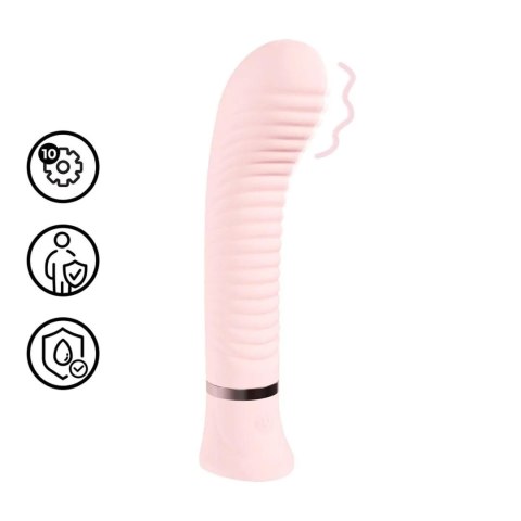 Divine - Ribbed G-spot Vibe - Pink SHOTS