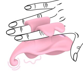 Finger Dual Vibrator - Pink SHOTS