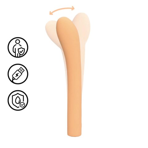 Fingering G-Spot Vibrator - Peach Fuzz SHOTS