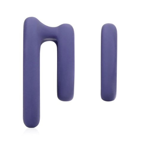 Heart Cockring Set - Violet Storm SHOTS