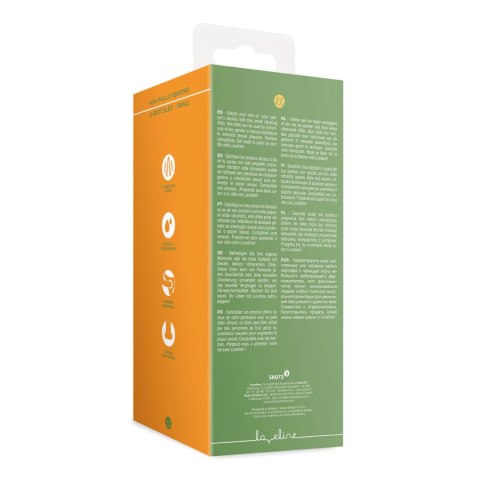 Non-Phallic Vibrating Dildo - Small - Forest Green SHOTS