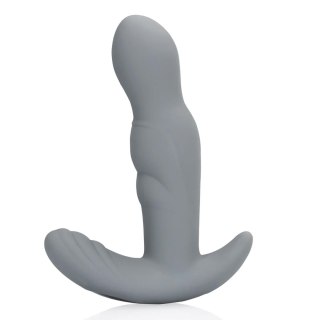 Rotating Prostate Stimulator with Remote Control - Gotham Grey SHOTS