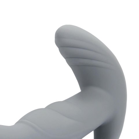 Rotating Prostate Stimulator with Remote Control - Gotham Grey SHOTS