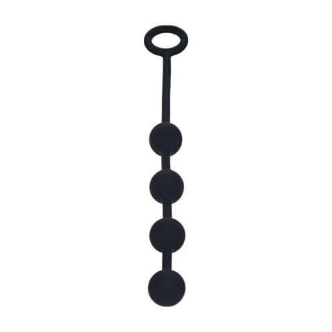 Round Silicone Anal Balls - S - 20mm - Black SHOTS