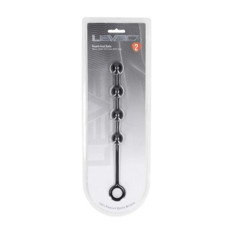 Round Silicone Anal Balls - S - 20mm - Black SHOTS