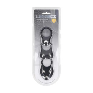 Silicone Training Cockring Set of 3 - S/M/L - Black SHOTS