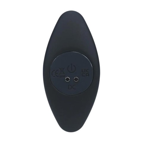 Tri Bulb Vibrating Silicone Anal Plug - Black SHOTS