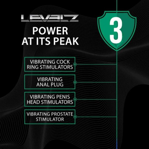 Tri Bulb Vibrating Silicone Anal Plug - Black SHOTS