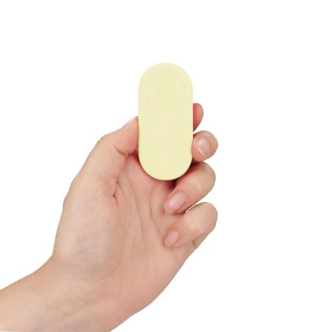 Vibrating G-Spot Vibe with Remote Control - Yellow SHOTS