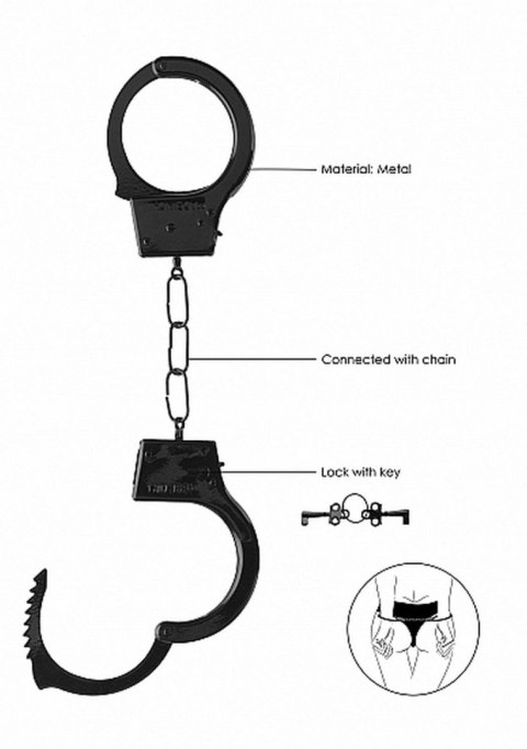 Beginner""s Handcuffs - Black SHOTS