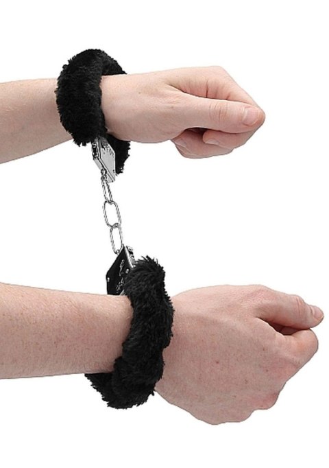 Beginner""s Handcuffs Furry - Black SHOTS