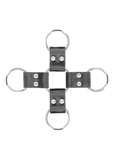 Bonded Leather Hogtie With Hand and Ankle Cuffs SHOTS