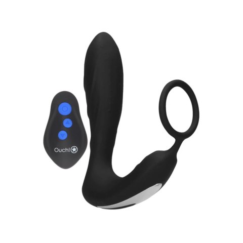 E-stim Vibrating Butt Plug Cockring SHOTS