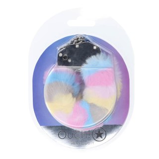 Heavy-duty Fluffy Handcuffs - Multicolor 2 SHOTS
