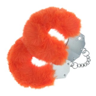 Heavy-duty Fluffy Handcuffs - Orange SHOTS