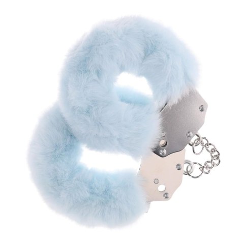 Heavy-duty Fluffy Handcuffs - Powder Blue SHOTS