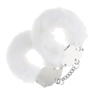 Heavy-duty Fluffy Handcuffs - White SHOTS