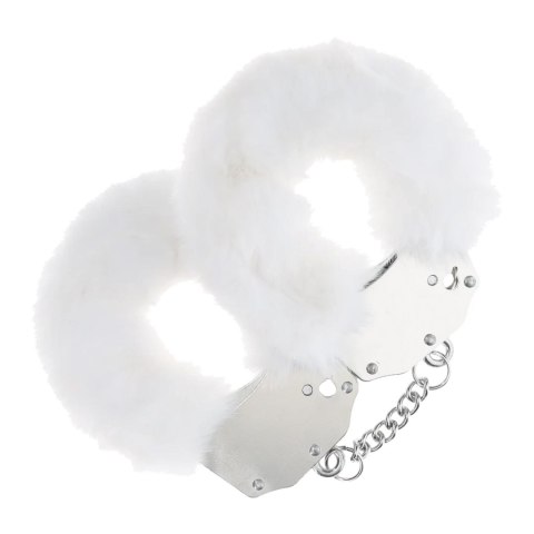 Heavy-duty Fluffy Handcuffs - White SHOTS