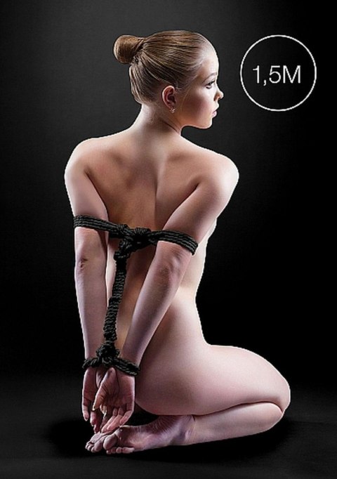 Japanese Mini Rope - 1,5m - Black SHOTS