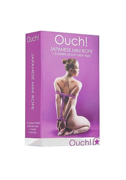 Japanese Mini Rope - 1,5m - Purple SHOTS