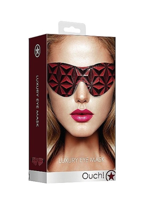 Luxury Eye Mask - Burgundy SHOTS