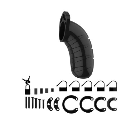 Model 04 Chastity Cock Cage Black - 11,5 cm SHOTS
