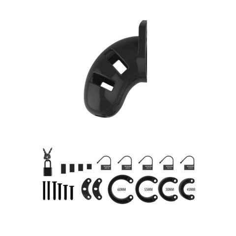 Model 13 Chastity Cock Cage Black - 6,5 cm SHOTS