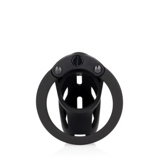 Model 24 - Chastity Cage - 3.5'' / 9 cm - Black SHOTS