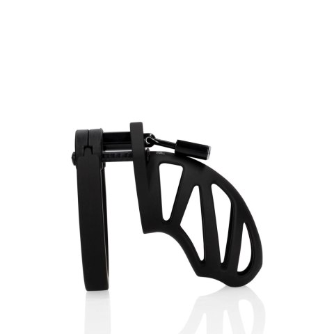 Model 24 - Chastity Cage - 3.5'' / 9 cm - Black SHOTS