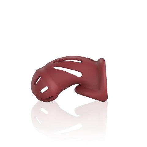 Model 28 - Ultra Soft Silicone Chastity Cage - Red SHOTS