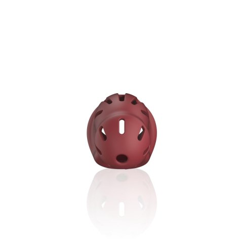 Model 28 - Ultra Soft Silicone Chastity Cage - Red SHOTS
