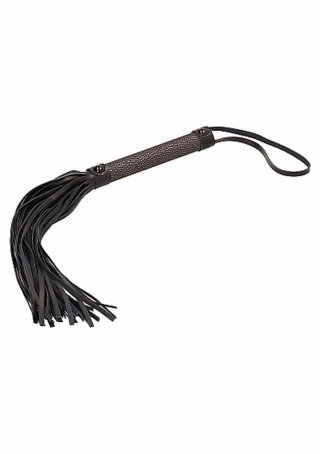 Ouch - Elegant Flogger - Titanium Grey SHOTS