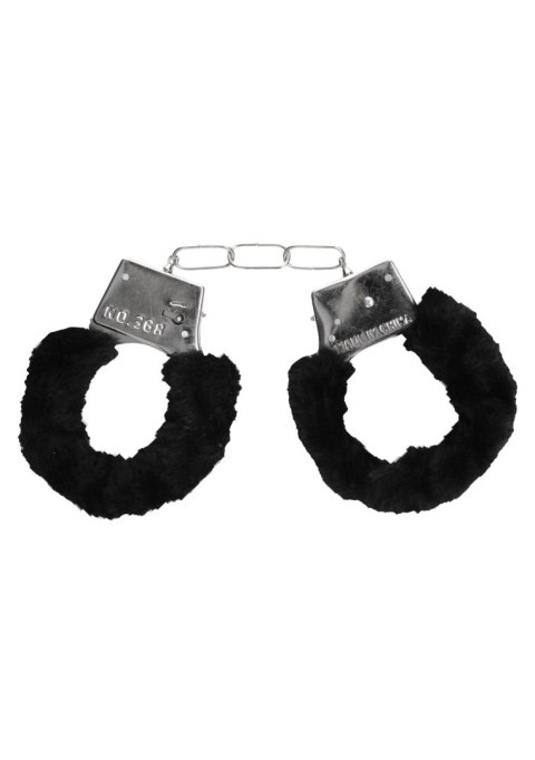 Pleasure Furry Hand Cuffs - With Quick-Release Button SHOTS