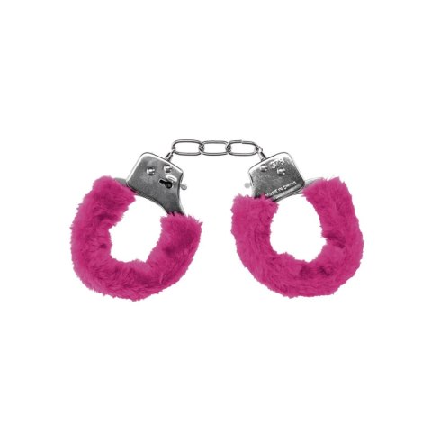 Pleasure Handcuffs Furry Pink SHOTS