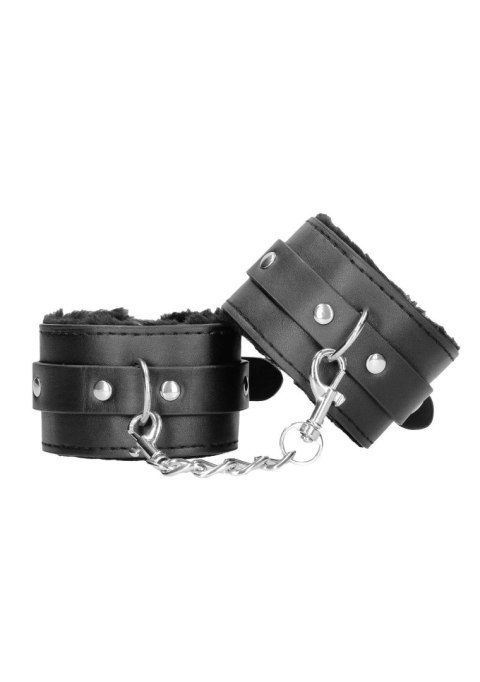 Plush Bonded Leather Hand Cuffs - With Adjustable Straps SHOTS