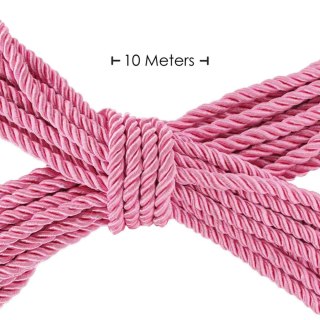 Polyester Bondage Rope - 32.8 ft / 10 m - Pink SHOTS
