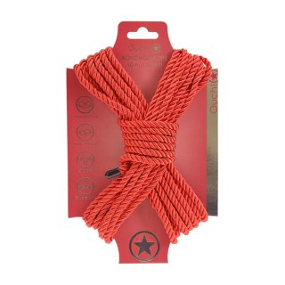 Polyester Bondage Rope - 32.8 ft / 10 m - Red SHOTS