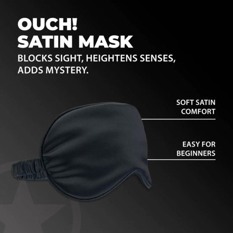 Satin Mask - Black SHOTS