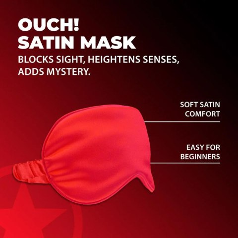 Satin Mask - Red SHOTS