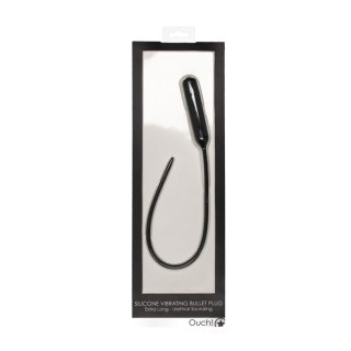 Silicone Vibrating Bullet Plug Extra Long SHOTS