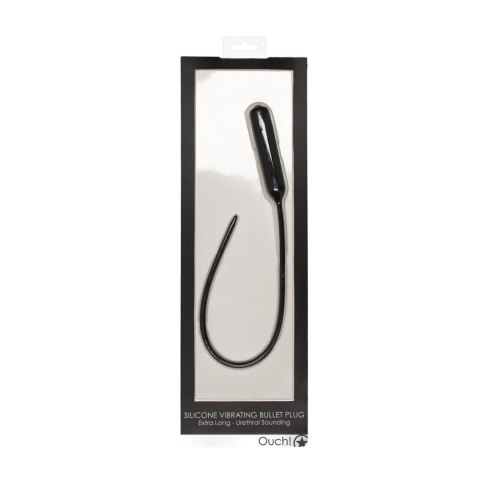 Silicone Vibrating Bullet Plug Extra Long SHOTS