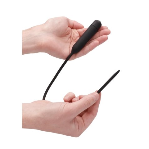 Silicone Vibrating Bullet Plug Extra Long SHOTS