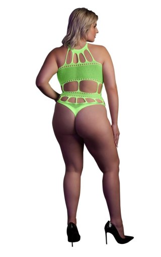 Body with Grecian Neckline - Neon Green - XL/XXXXL SHOTS