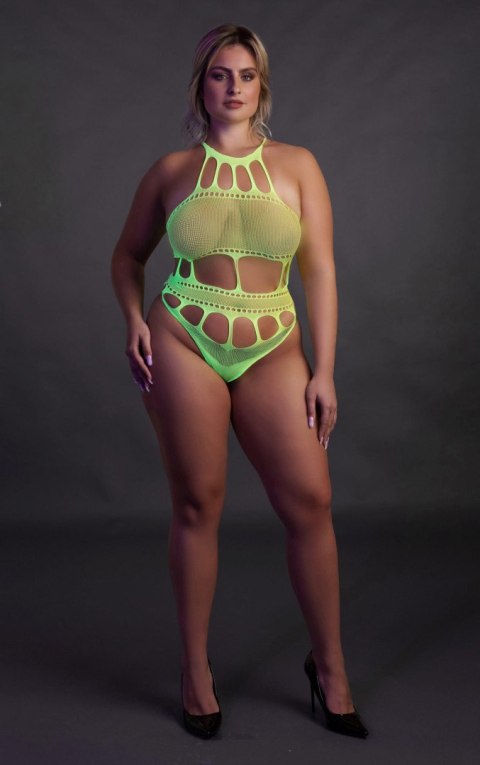Body with Grecian Neckline - Neon Green - XL/XXXXL SHOTS