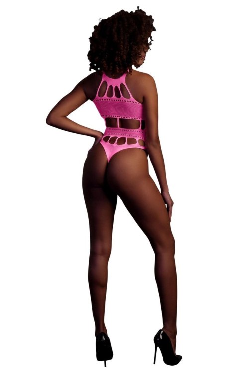 Body with Grecian Neckline - Neon Pink - XS/XL SHOTS