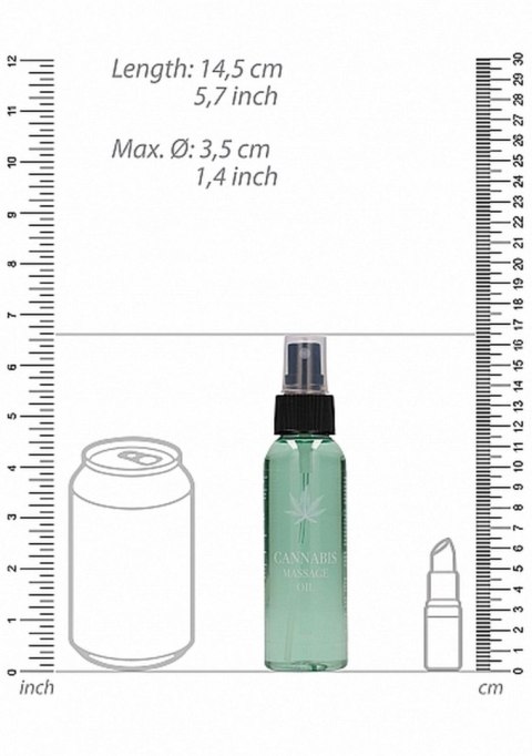 Cannabis Massage Oil - 100ml SHOTS