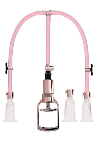 Clitoral & Nipple Pump Set Medium - Rose Gold SHOTS