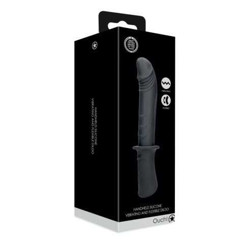 Hand Held Vibrating Sex Machine - Black SHOTS