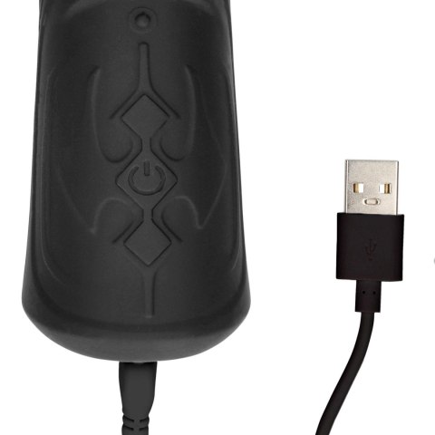 Hand Held Vibrating Sex Machine - Black SHOTS